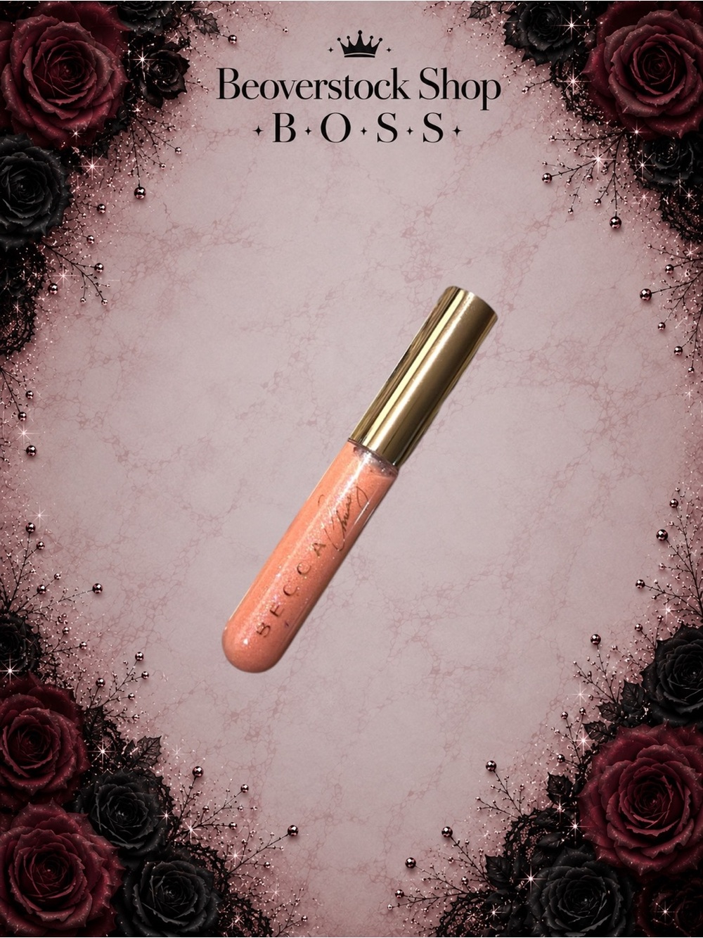 NEW NWT – BECCA Glow Lip Gloss Mini – Shade: Rose Gold